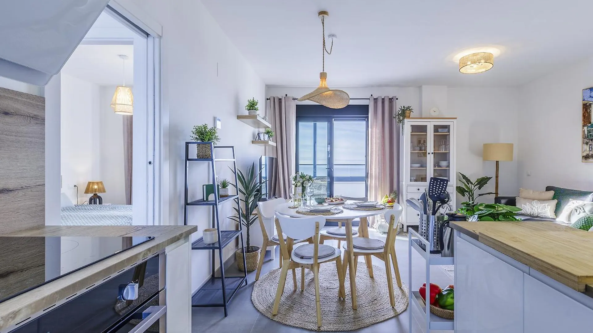 Апартаменты A&N Atico Dimo Terraza Del Mar Альгарробо-Коста 0*,