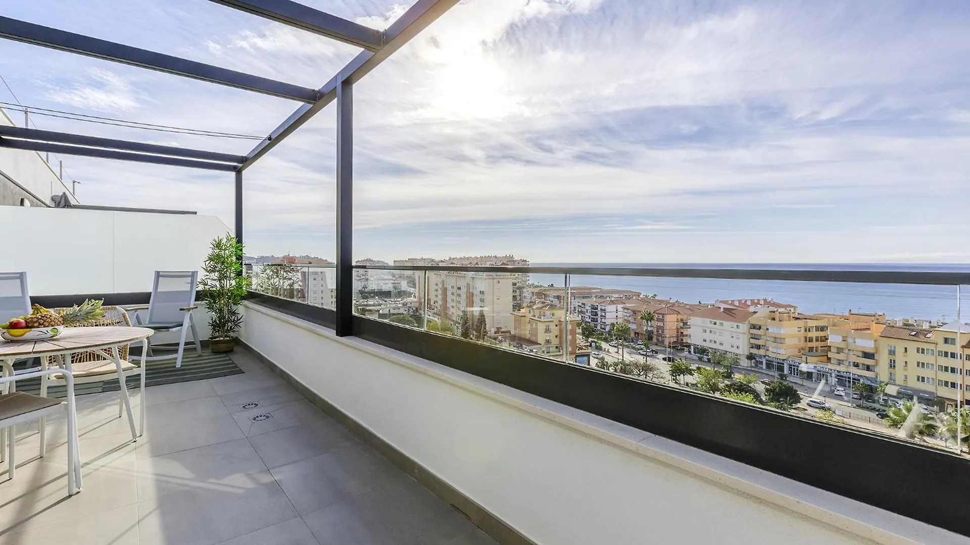 Апартаменты A&N Atico Dimo Terraza Del Mar Альгарробо-Коста