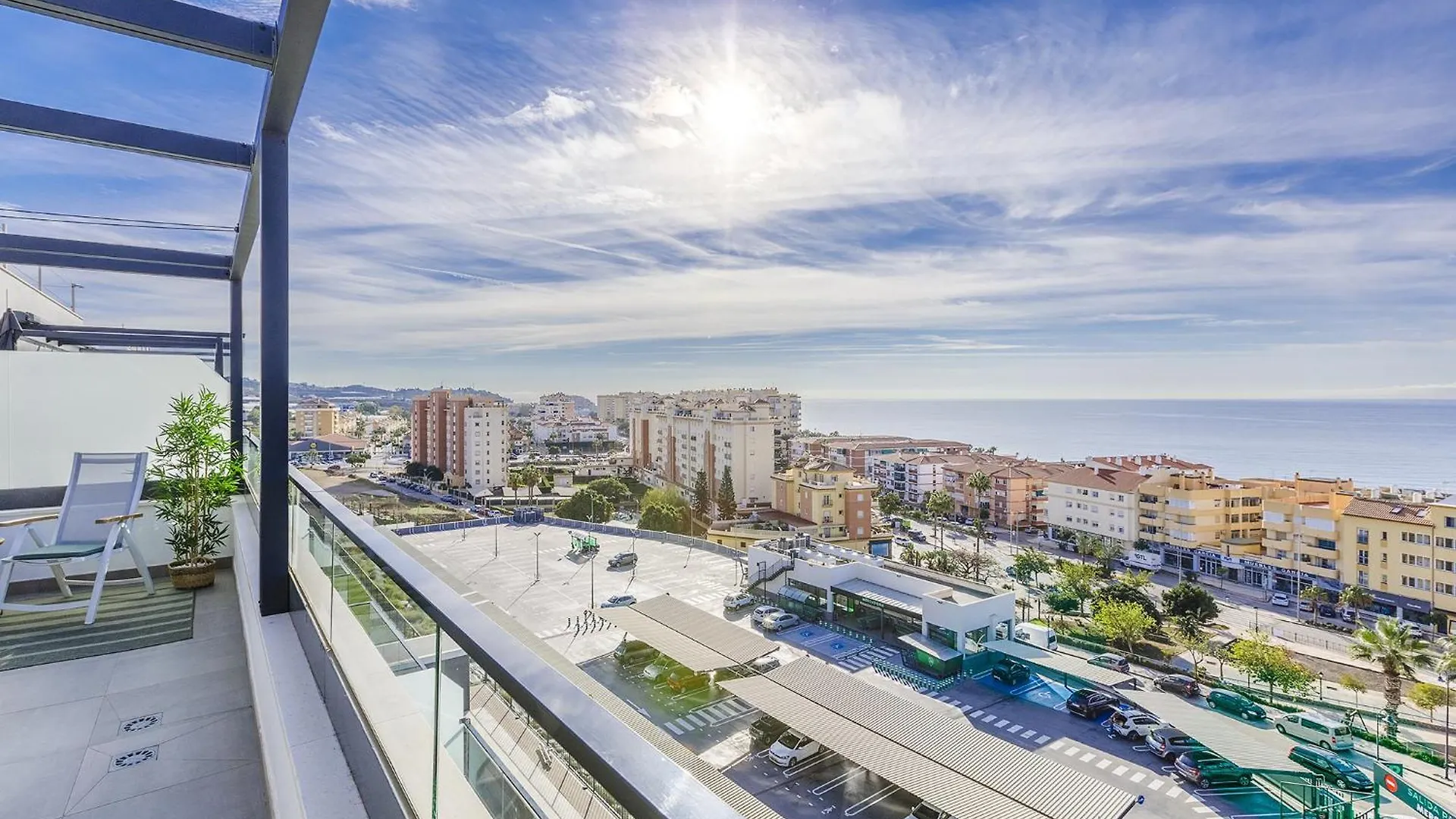 Апартаменты A&N Atico Dimo Terraza Del Mar Альгарробо-Коста