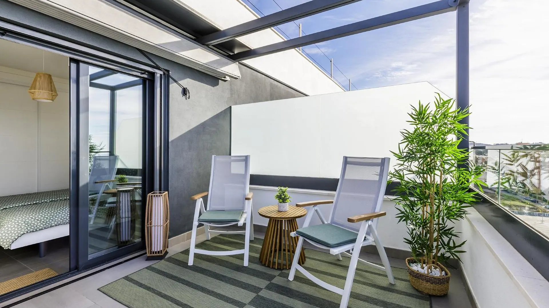 Апартаменты A&N Atico Dimo Terraza Del Mar Альгарробо-Коста