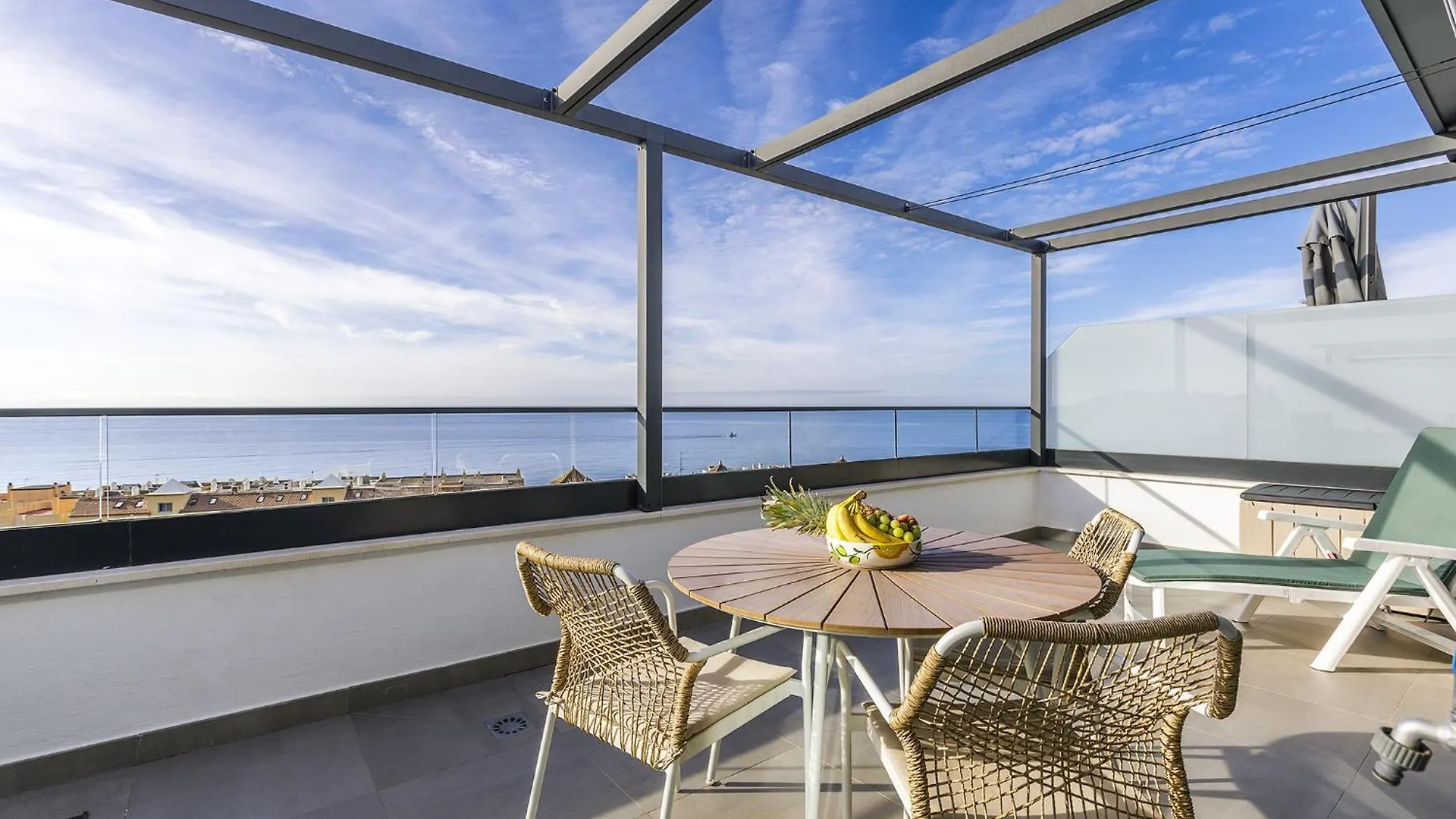 Апартаменты A&N Atico Dimo Terraza Del Mar Альгарробо-Коста